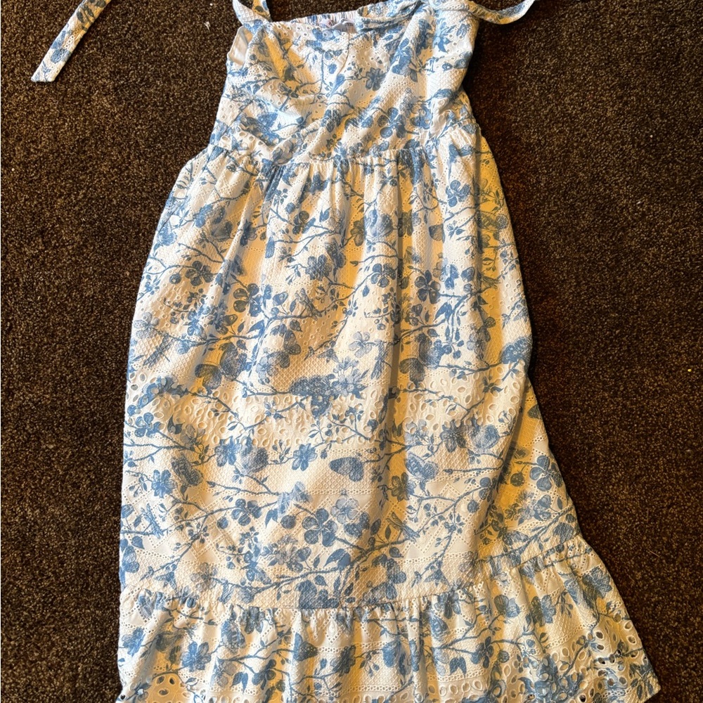Floral Blue and white Steve Madden Dress